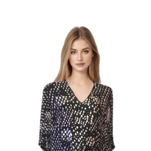 Stella McCartney Silk Dot Print Sweater Tunic